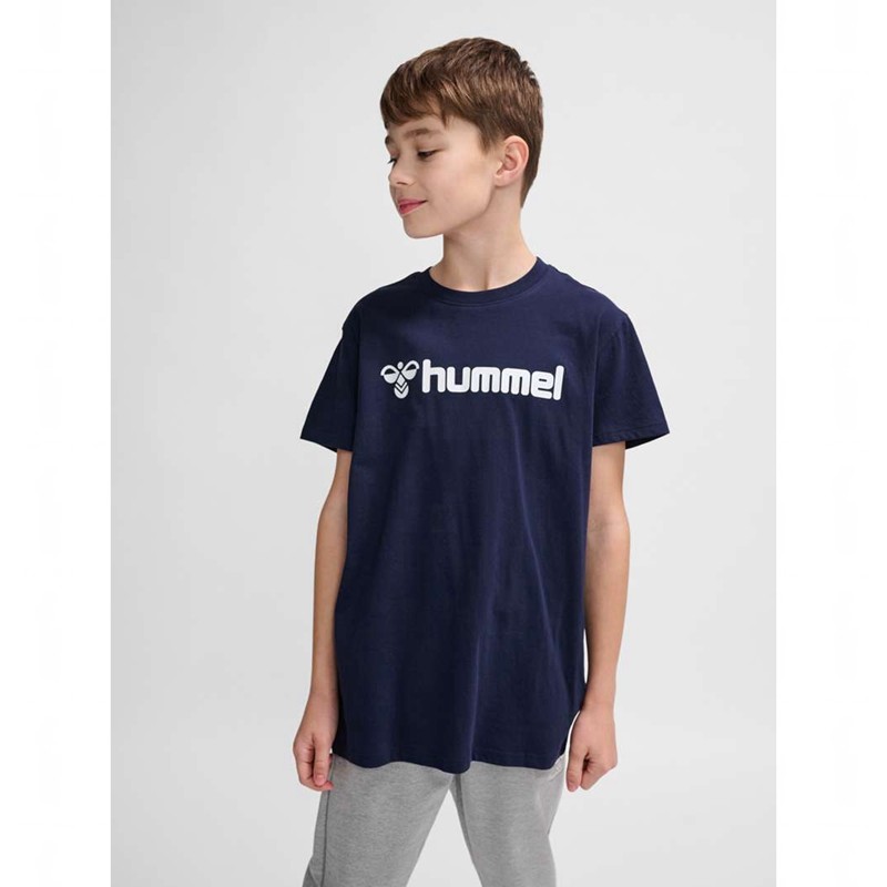 Dětské Tričko Hummel Go 2.0 Logo S/S Tmavě Blankyt | 898404-430