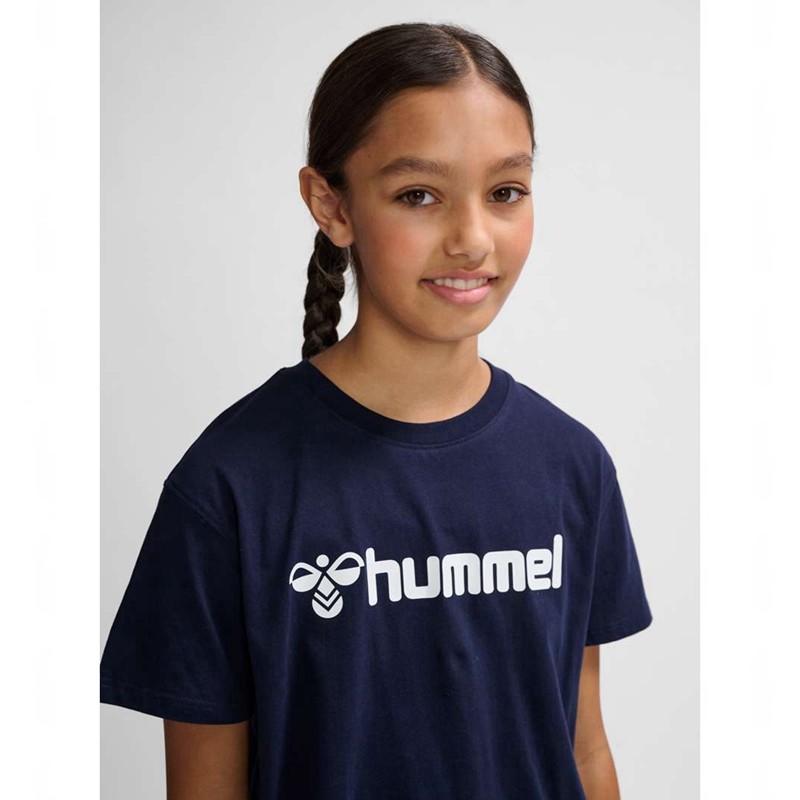Dětské Tričko Hummel Go 2.0 Logo S/S Tmavě Blankyt | 898404-430