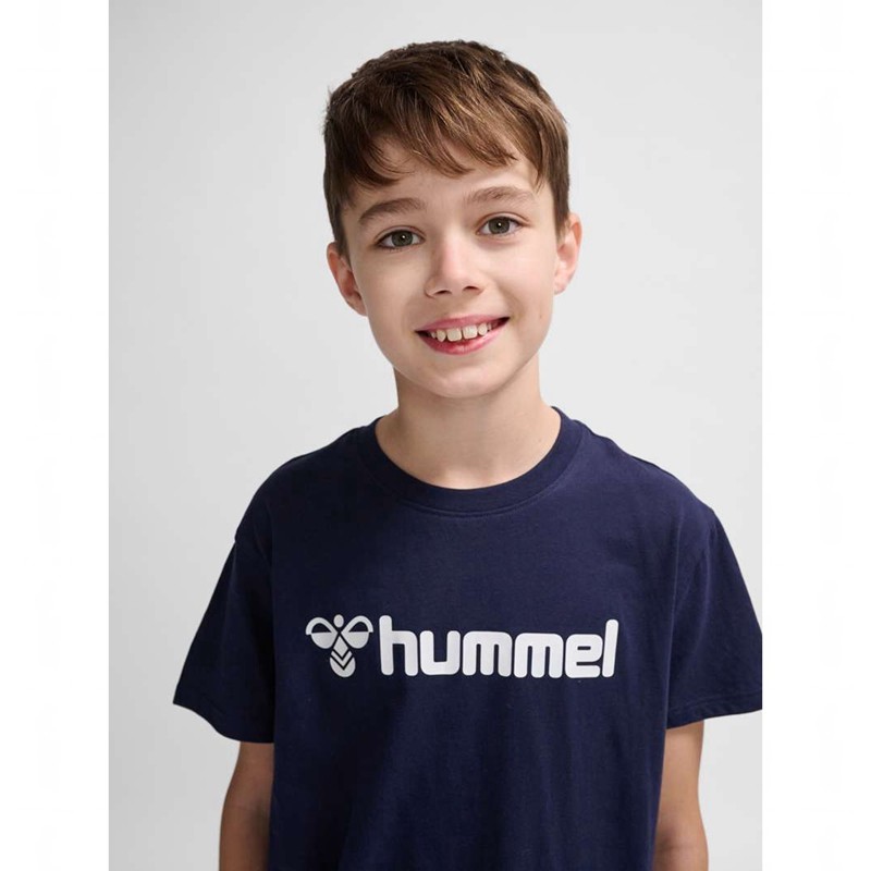 Dětské Tričko Hummel Go 2.0 Logo S/S Tmavě Blankyt | 898404-430