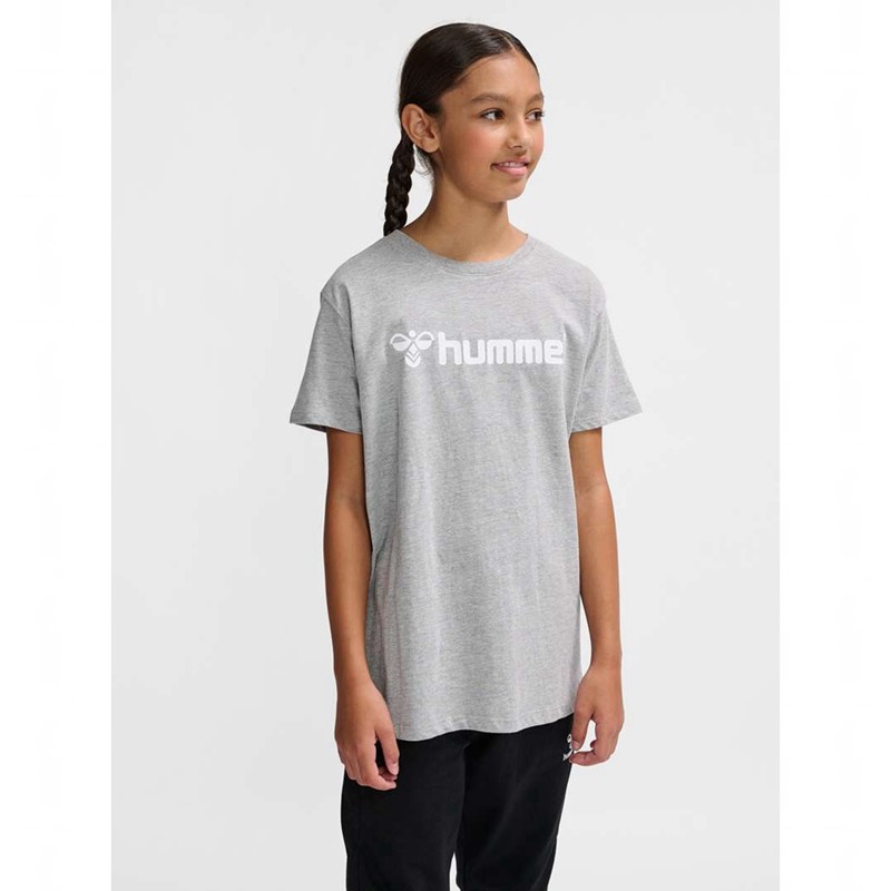 Dětské Tričko Hummel Go 2.0 Logo S/S Šedé | 678384-943