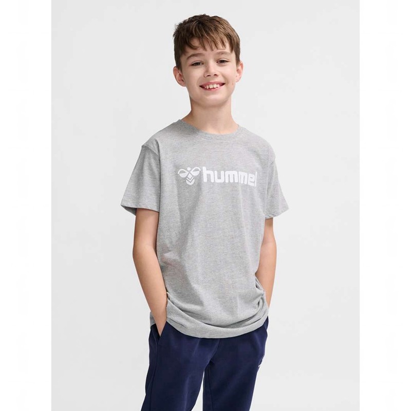 Dětské Tričko Hummel Go 2.0 Logo S/S Šedé | 678384-943