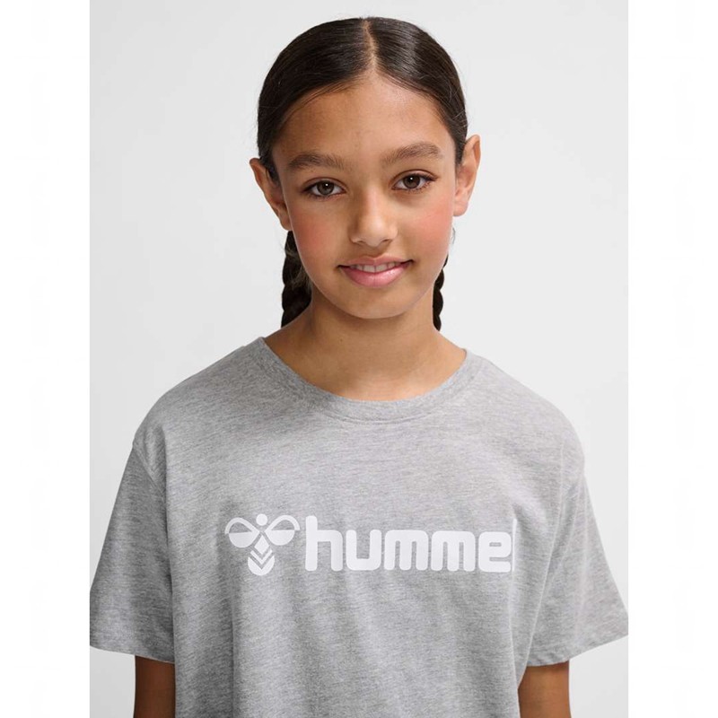 Dětské Tričko Hummel Go 2.0 Logo S/S Šedé | 678384-943