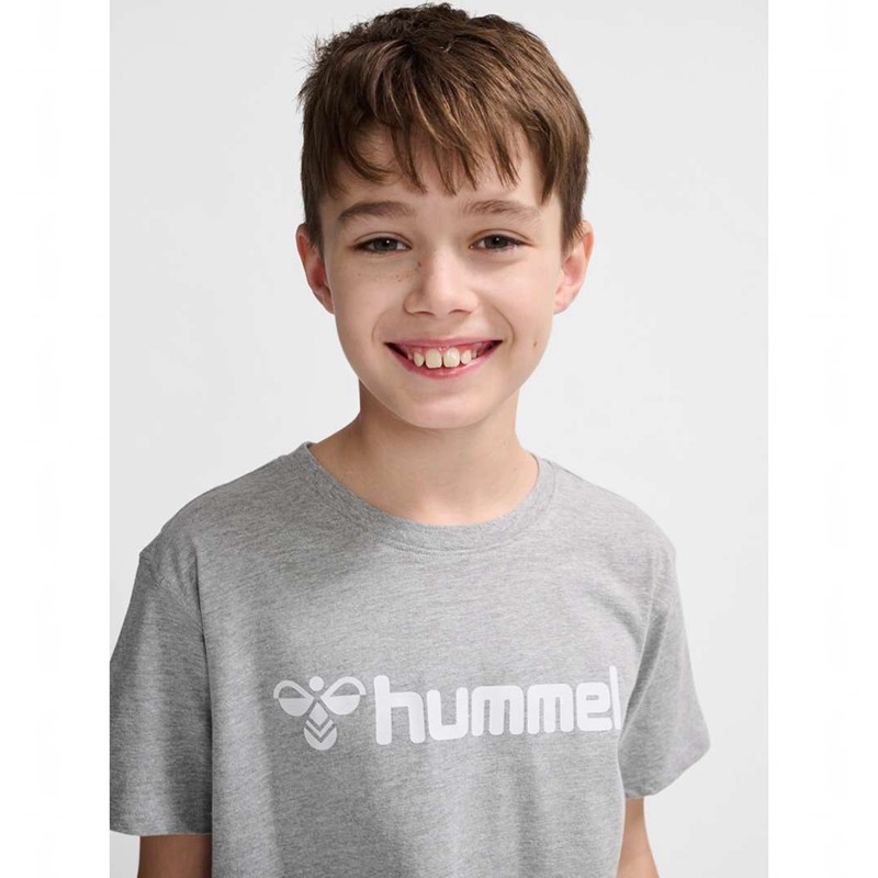 Dětské Tričko Hummel Go 2.0 Logo S/S Šedé | 678384-943