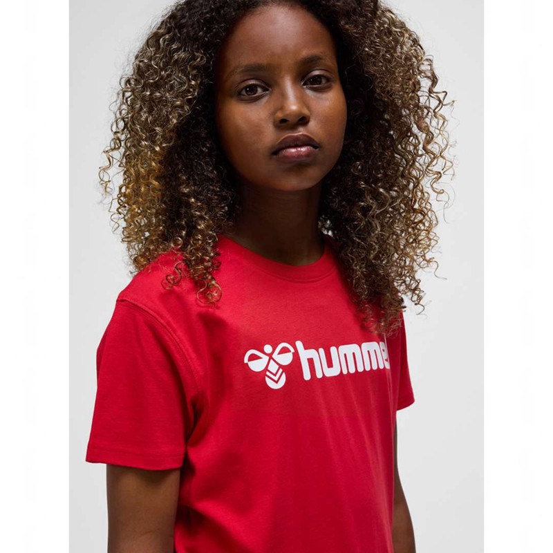 Dětské Tričko Hummel Go 2.0 Logo S/S Červené | 090776-385