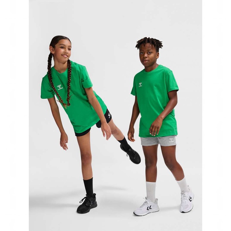 Dětské Tričko Hummel Go 2.0 S/S Zelene | 001911-674