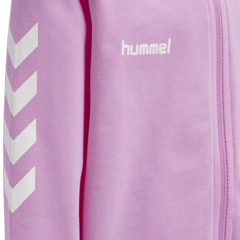 Dětské Tričko Hummel Go Cotton Zip Levandule | 284582-966