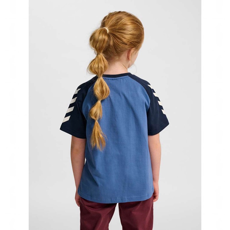 Dětské Tričko Hummel Jr Logo S/S Blankyt | 389133-191