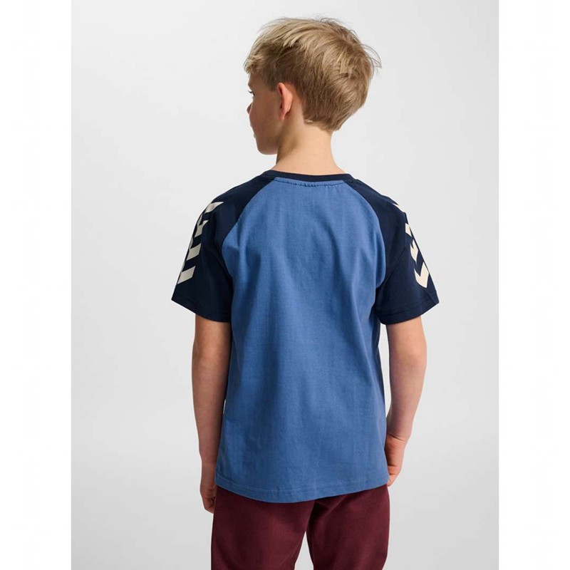 Dětské Tričko Hummel Jr Logo S/S Blankyt | 389133-191