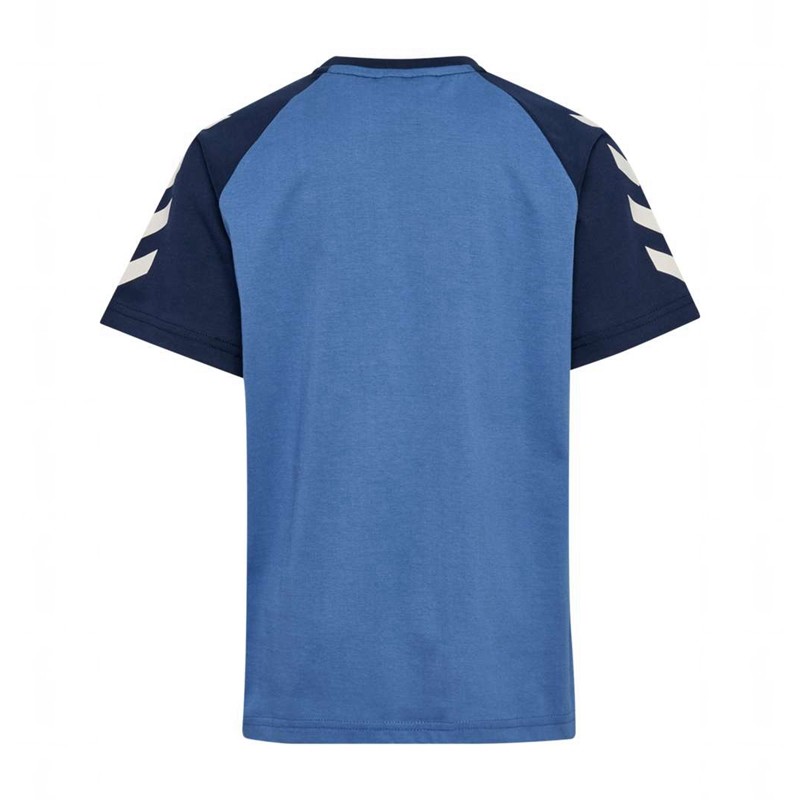 Dětské Tričko Hummel Jr Logo S/S Blankyt | 389133-191