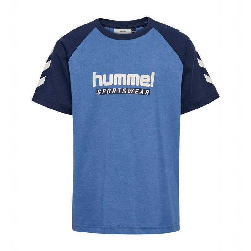 Dětské Tričko Hummel Jr Logo S/S Blankyt | 389133-191