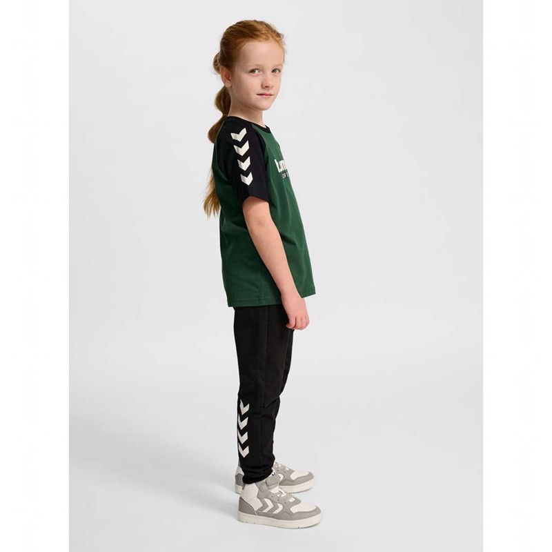 Dětské Tričko Hummel Jr Logo S/S Zelene | 201692-540