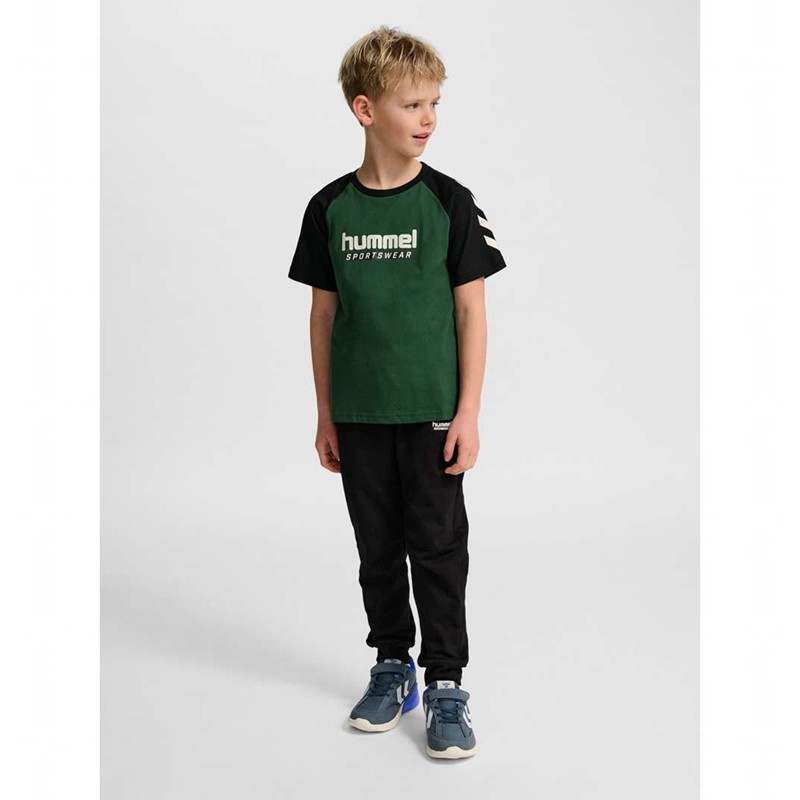 Dětské Tričko Hummel Jr Logo S/S Zelene | 201692-540