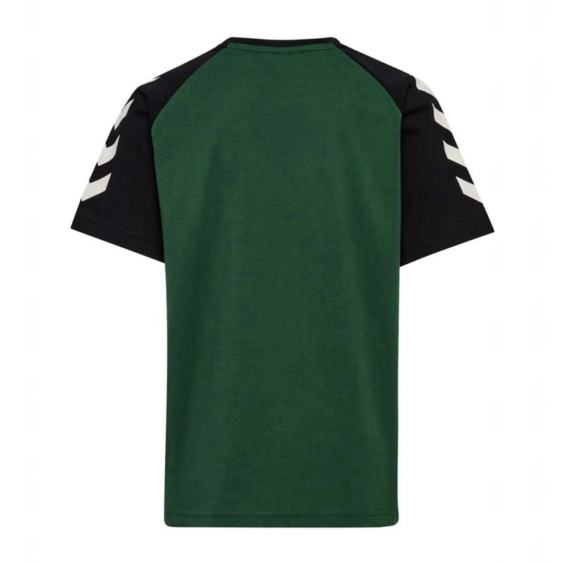 Dětské Tričko Hummel Jr Logo S/S Zelene | 201692-540