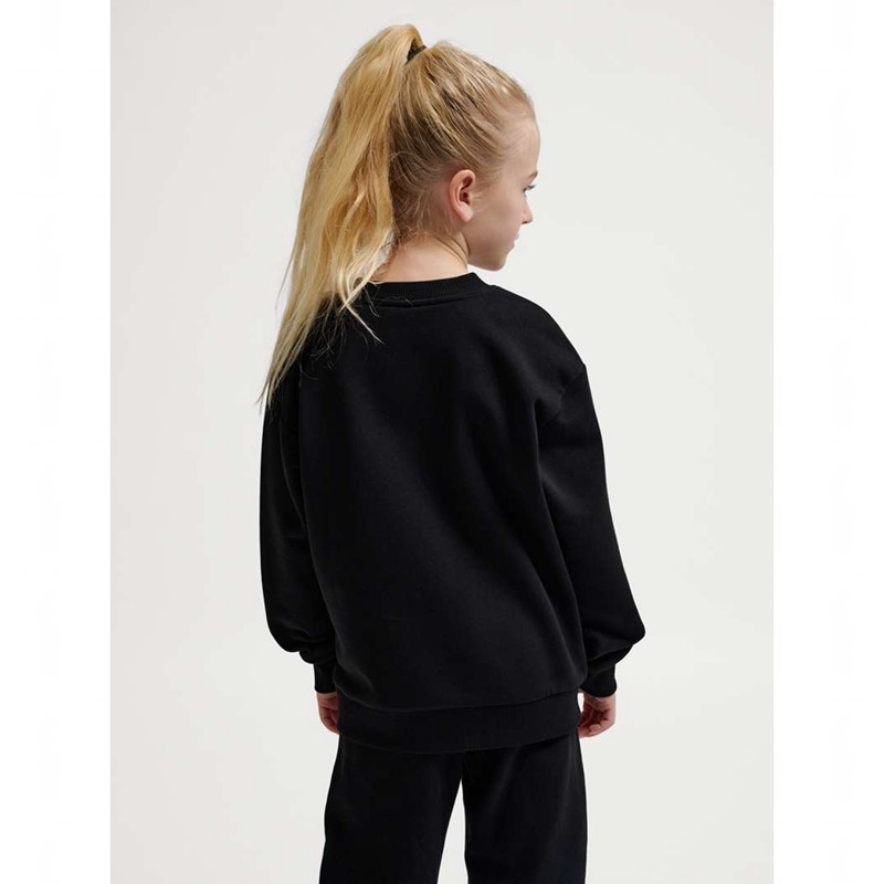 Dětské Tričko Hummel Jr Loose Crewneck Bee Černé | 026679-748
