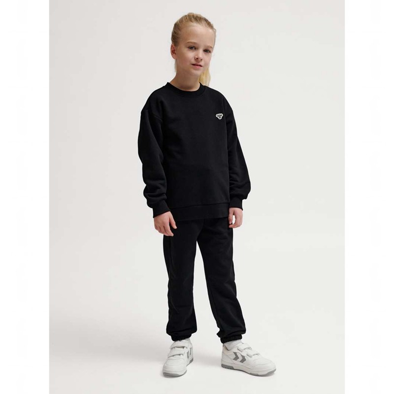 Dětské Tričko Hummel Jr Loose Crewneck Bee Černé | 026679-748
