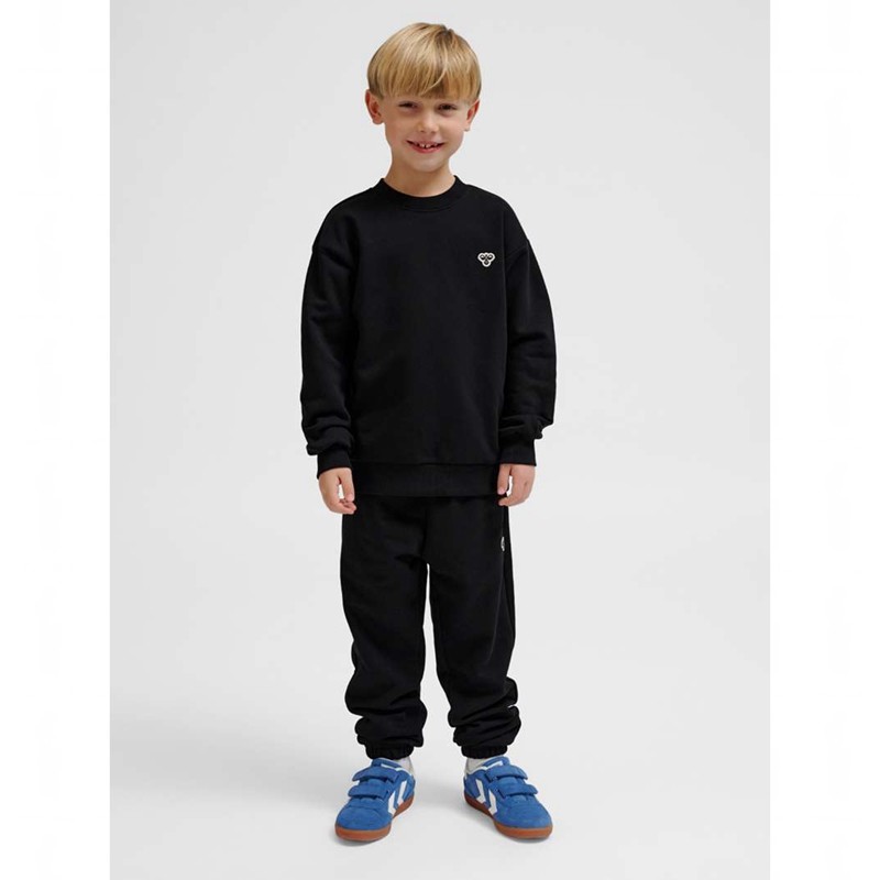 Dětské Tričko Hummel Jr Loose Crewneck Bee Černé | 026679-748
