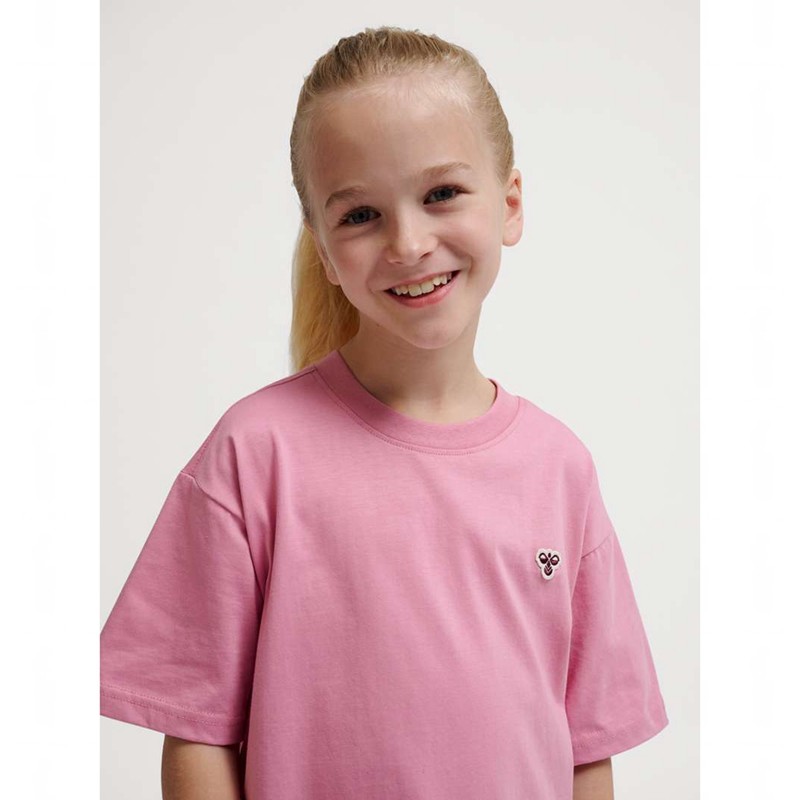 Dětské Tričko Hummel Jr Loose S/S Bee Růžové | 655968-286