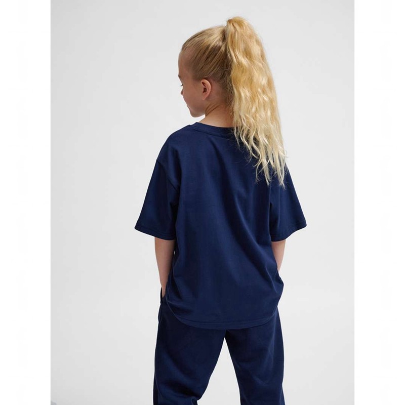 Dětské Tričko Hummel Jr Loose S/S Bee Tmavě Blankyt | 663811-238