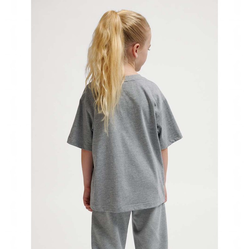 Dětské Tričko Hummel Jr Loose S/S Bee Šedé | 970861-502