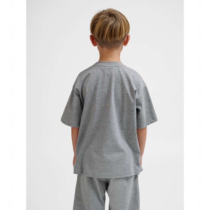 Dětské Tričko Hummel Jr Loose S/S Bee Šedé | 970861-502