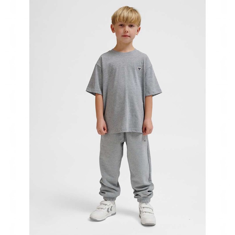 Dětské Tričko Hummel Jr Loose S/S Bee Šedé | 970861-502