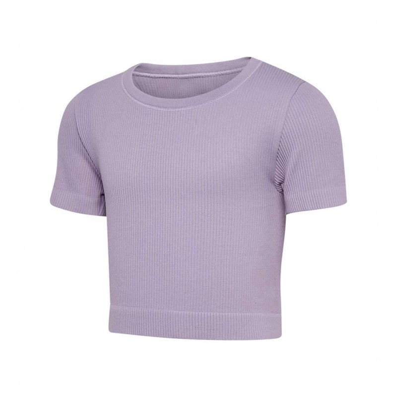 Dětské Tričko Hummel Jr Seamless Rib S/S Levandule | 223947-341