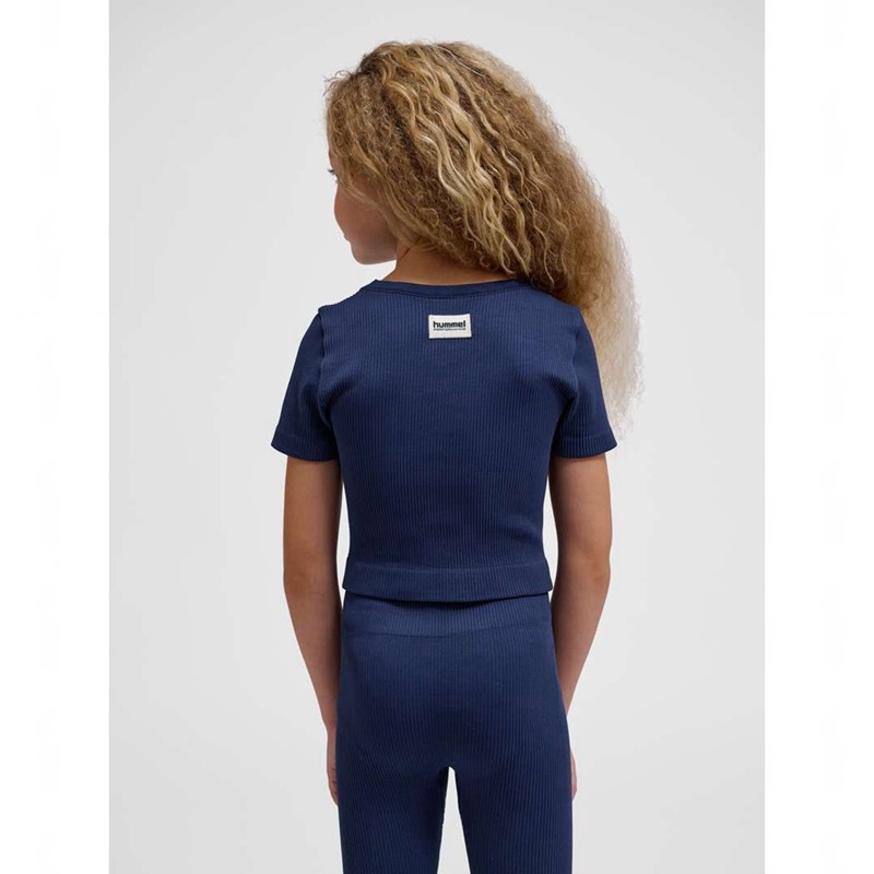Dětské Tričko Hummel Jr Seamless Rib S/S Černé | 000235-328