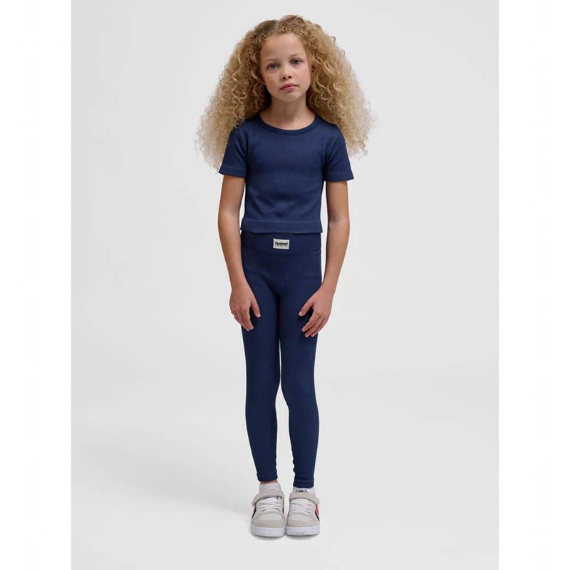 Dětské Tričko Hummel Jr Seamless Rib S/S Černé | 000235-328