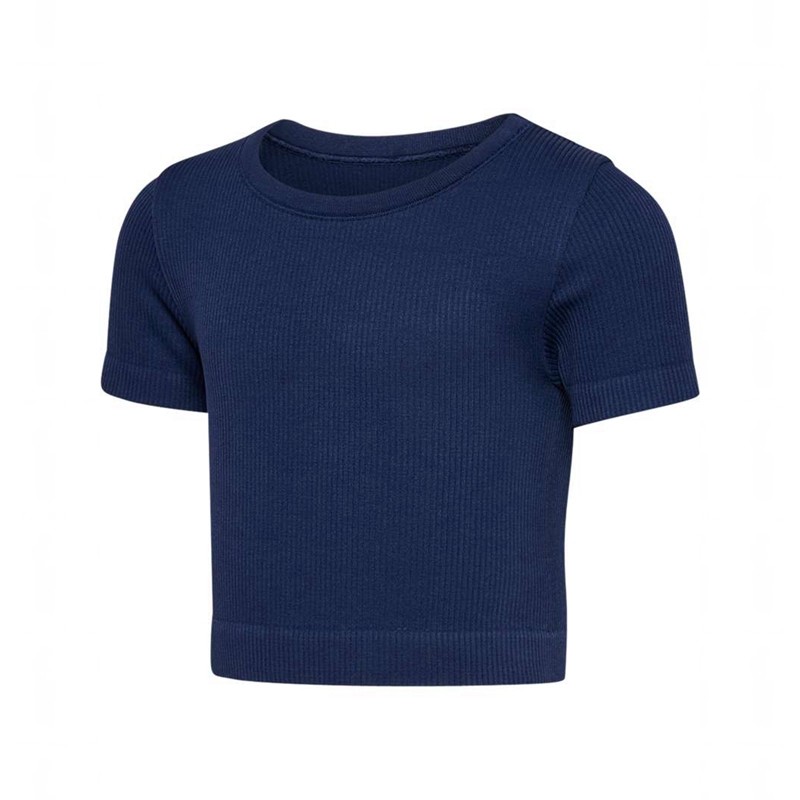 Dětské Tričko Hummel Jr Seamless Rib S/S Černé | 000235-328
