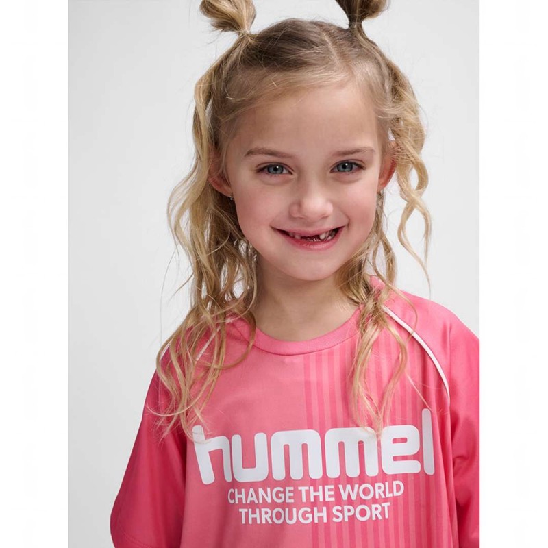 Dětské Tričko Hummel Mexine S/S Růžové | 908441-051