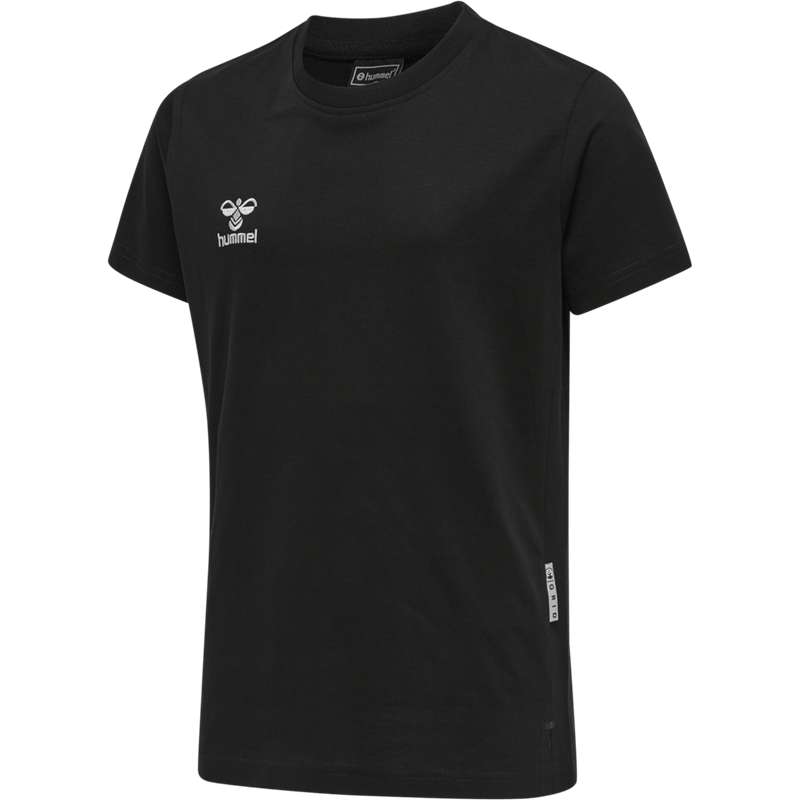 Dětské Tričko Hummel Move Grid Cotton S/S Kid Černé | 243856-788