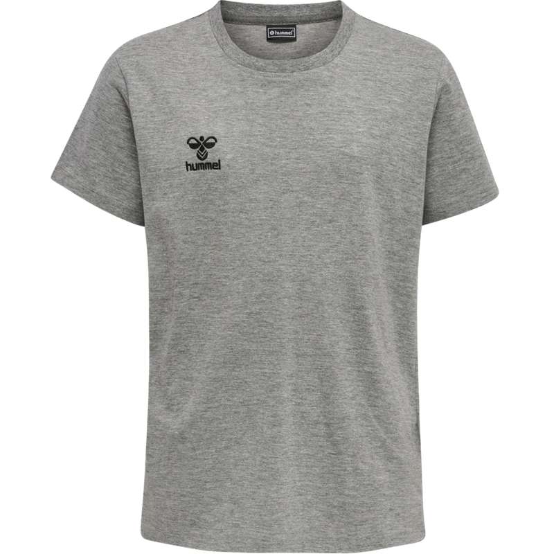 Dětské Tričko Hummel Move Grid Cotton S/S Kid Šedé | 669017-351