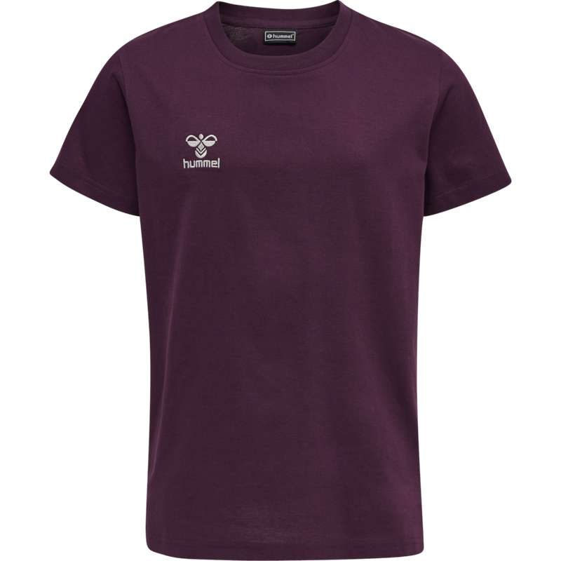 Dětské Tričko Hummel Move Grid Cotton S/S Kid Fuchsie | 757522-455