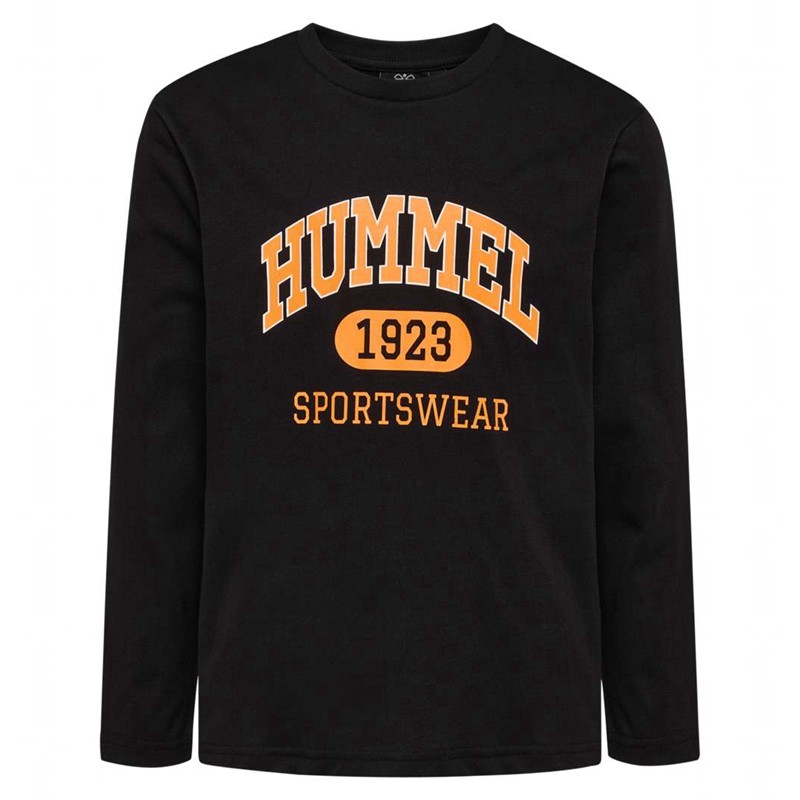 Dětské Tričko Hummel Olde L/S Černé | 544335-692