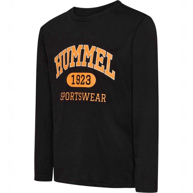 Dětské Tričko Hummel Olde L/S Černé | 544335-692