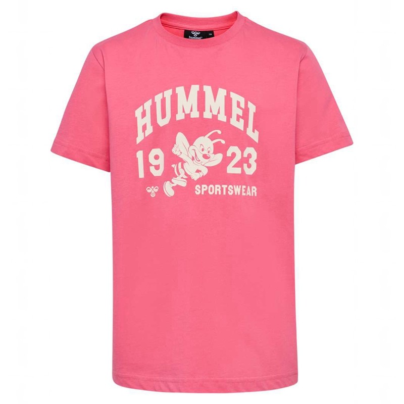 Dětské Tričko Hummel Print S/S Růžové | 975822-663