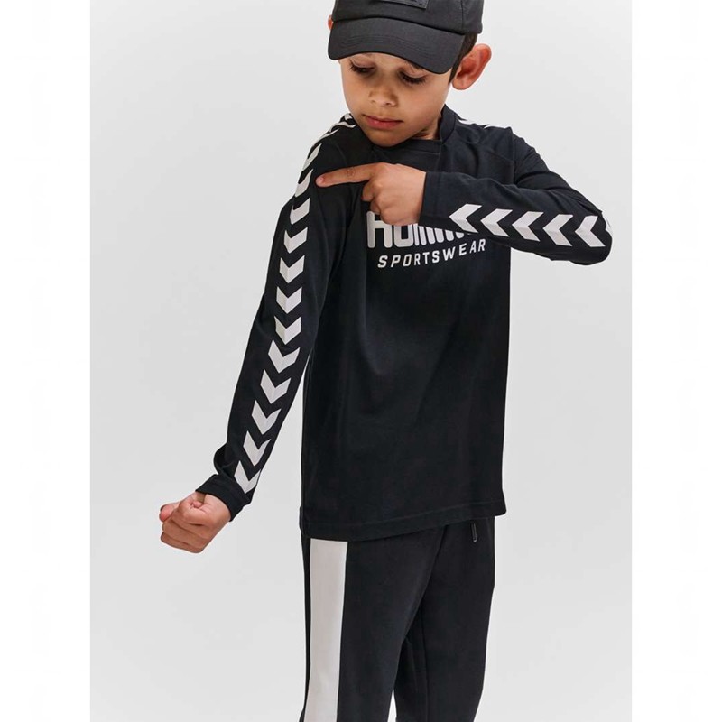 Dětské Tričko Hummel Ready L/S Černé | 849915-873