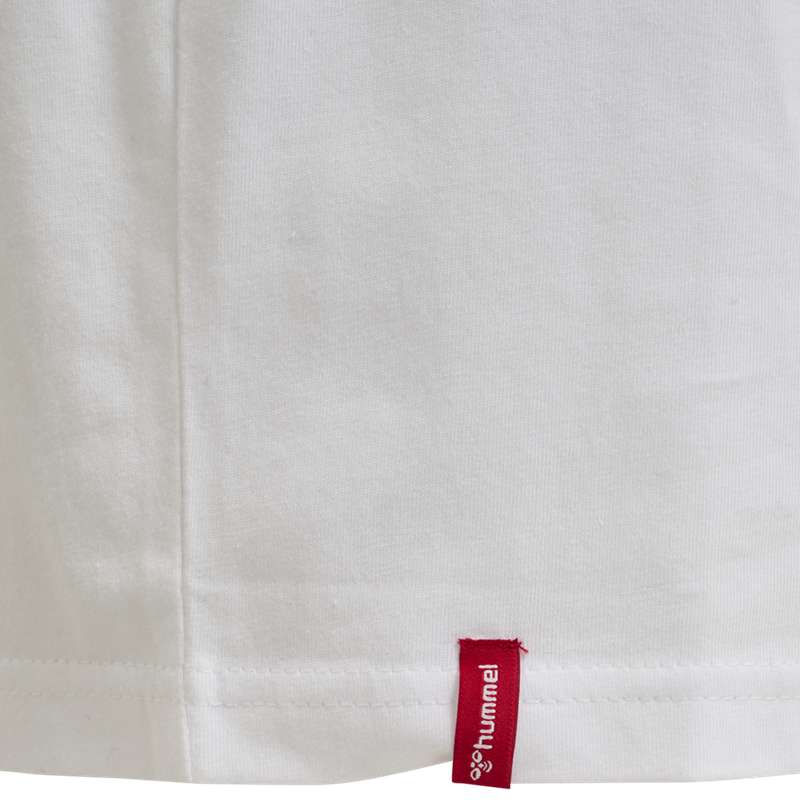 Dětské Tričko Hummel Red Basic S/S Bílé | 558342-043