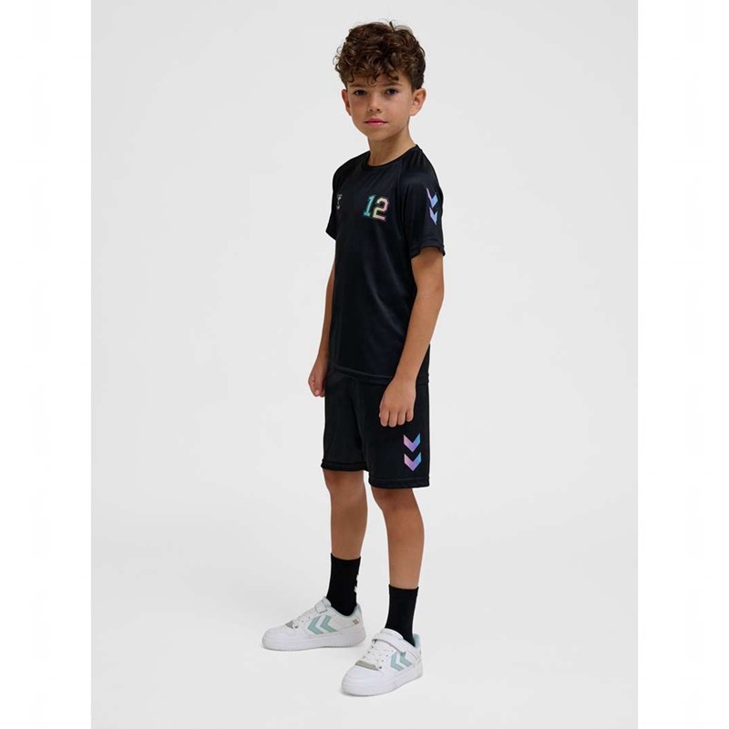 Dětské Tričko Hummel Shimmer S/S Černé | 978435-063