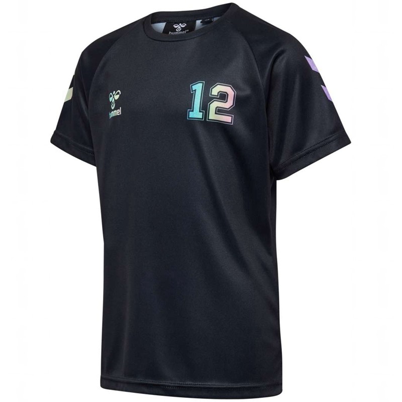 Dětské Tričko Hummel Shimmer S/S Černé | 978435-063