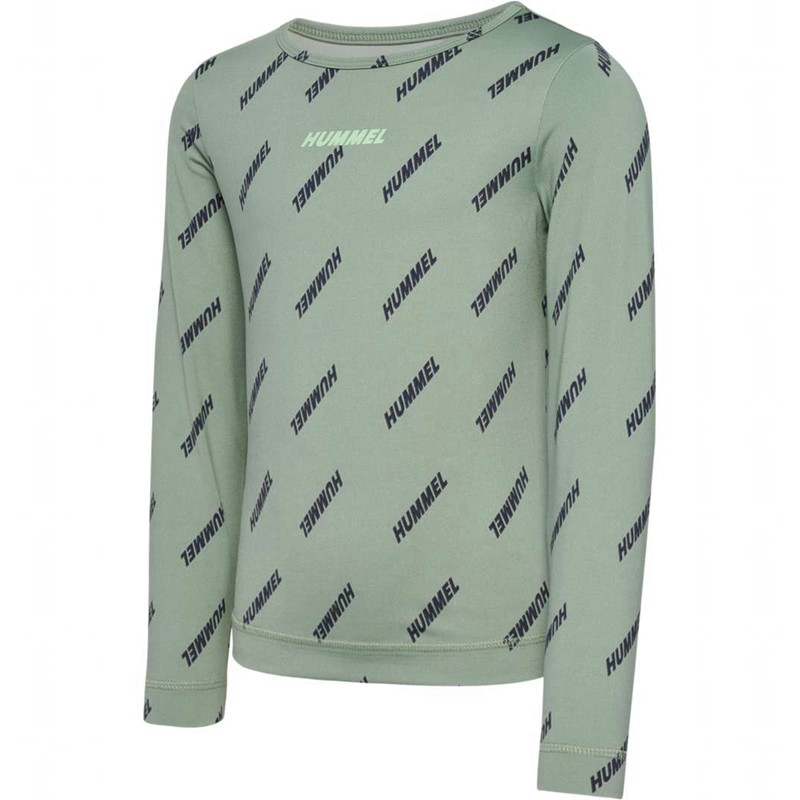 Dětské Tričko Hummel Silje Top L/S Zelene | 498457-746