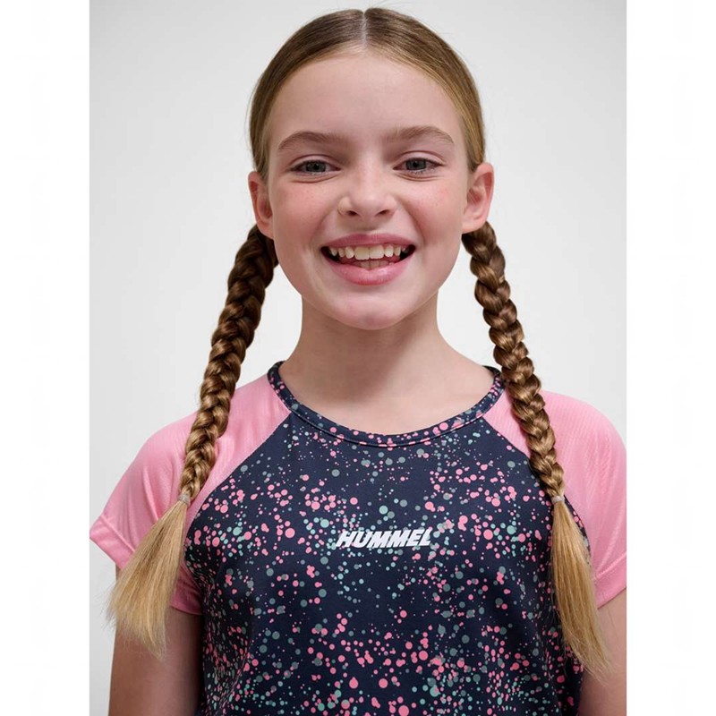 Dětské Tričko Hummel Tessa S/S Růžové | 094658-929
