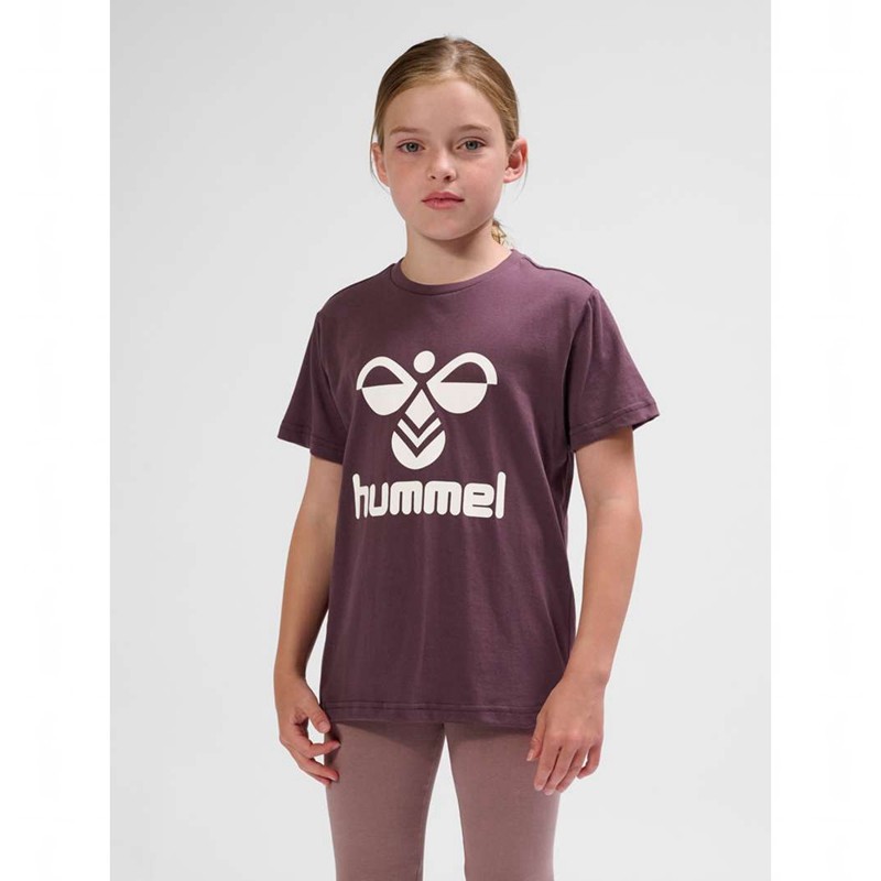 Dětské Tričko Hummel Tres S/S Fuchsie | 868783-028