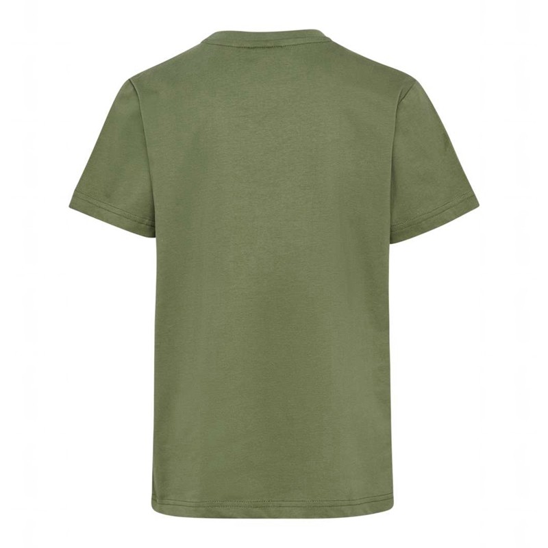 Dětské Tričko Hummel Tres S/S Olivy Zelené | 509120-422