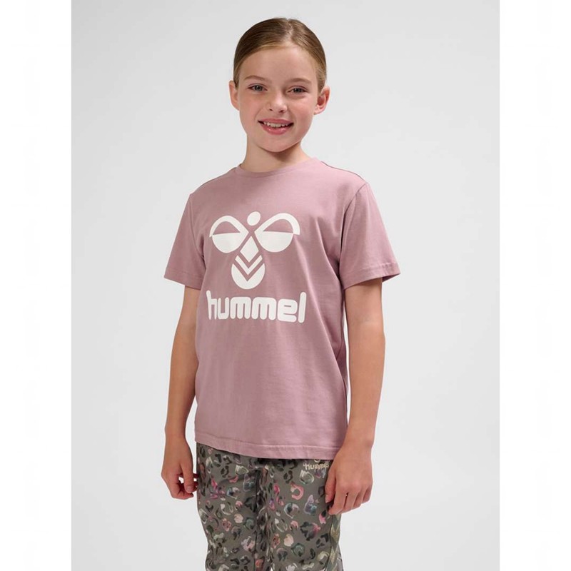 Dětské Tričko Hummel Tres S/S Růžové | 552477-916