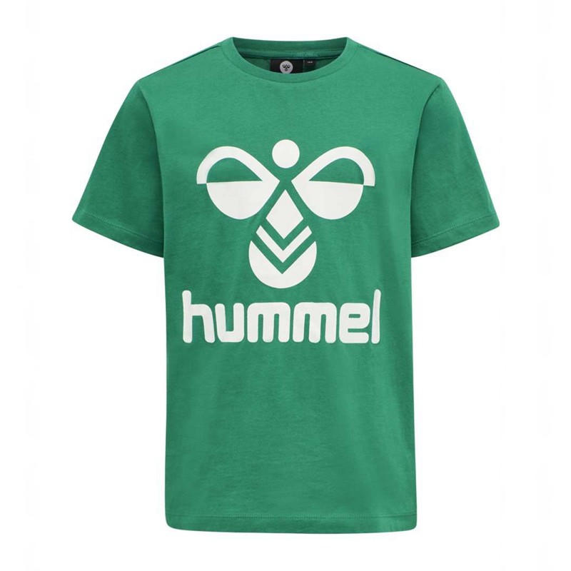 Dětské Tričko Hummel Tres S/S Zelene | 231894-585