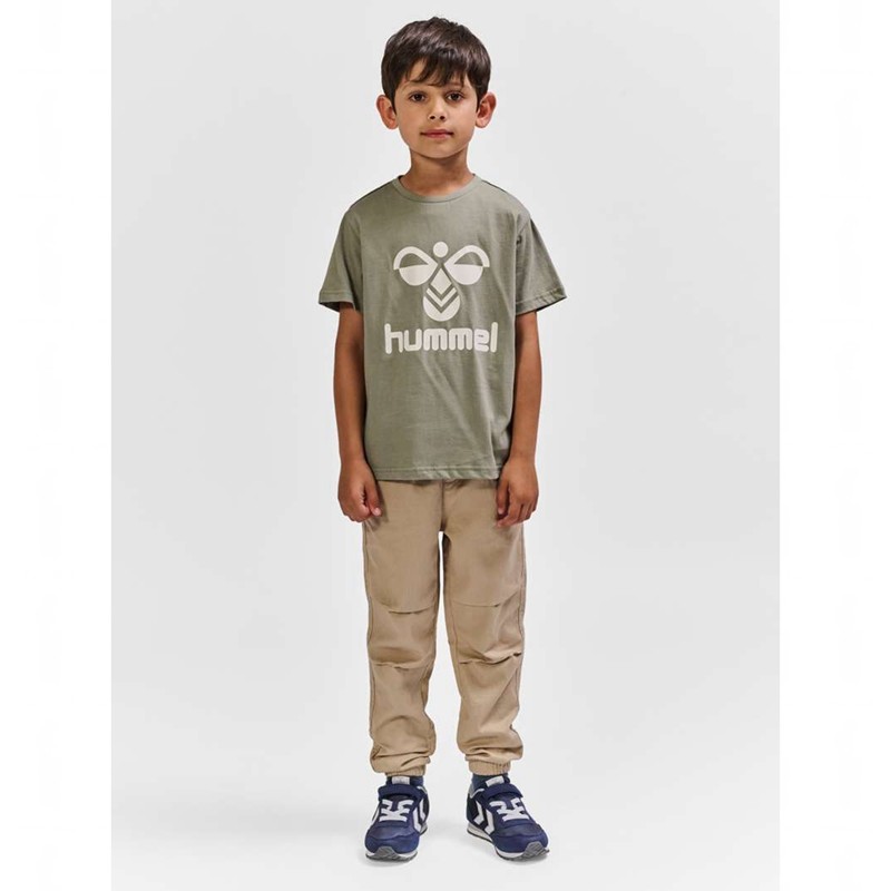 Dětské Tričko Hummel Tres S/S Šedé | 800142-519