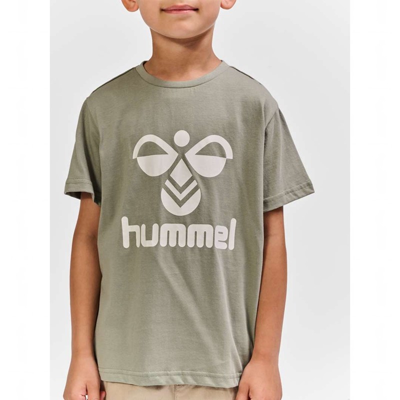 Dětské Tričko Hummel Tres S/S Šedé | 800142-519