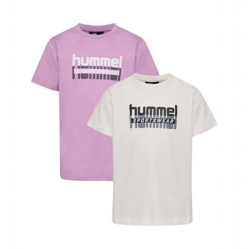 Dětské Tričko Hummel Tukas S/S 2-pack Růžové | 297584-191