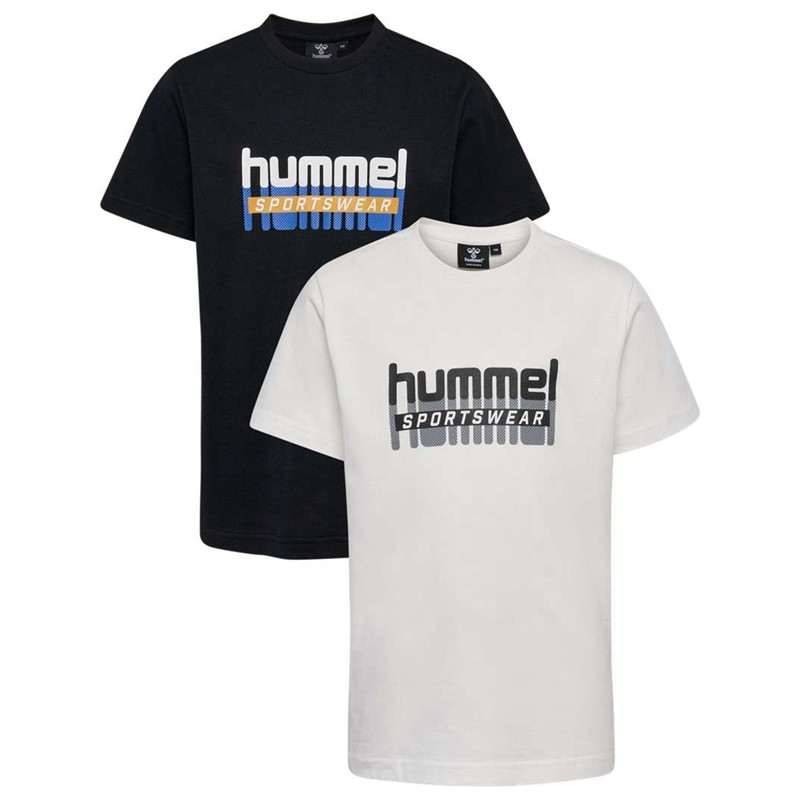 Dětské Tričko Hummel Tukas S/S 2-pack Černé | 340180-775
